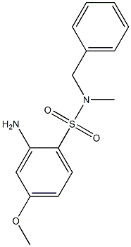 2-amino-N-benzyl-4-methoxy-N-methylbenzene-1-sulfonamide