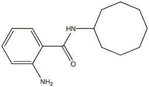 2-amino-N-cyclooctylbenzamide 结构式