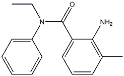 2-amino-N-ethyl-3-methyl-N-phenylbenzamide,,结构式