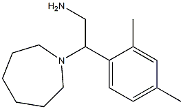 2-azepan-1-yl-2-(2,4-dimethylphenyl)ethanamine 化学構造式