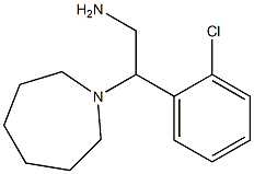 2-azepan-1-yl-2-(2-chlorophenyl)ethanamine Struktur