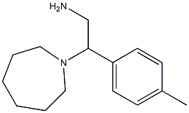 2-azepan-1-yl-2-(4-methylphenyl)ethanamine 结构式