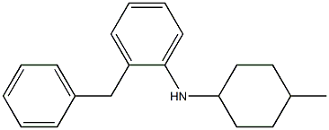 2-benzyl-N-(4-methylcyclohexyl)aniline Structure