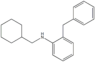 2-benzyl-N-(cyclohexylmethyl)aniline Structure