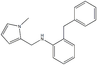 2-benzyl-N-[(1-methyl-1H-pyrrol-2-yl)methyl]aniline Structure