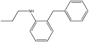 2-benzyl-N-propylaniline Structure