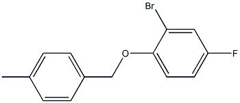 2-bromo-4-fluoro-1-[(4-methylphenyl)methoxy]benzene