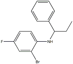 2-bromo-4-fluoro-N-(1-phenylpropyl)aniline