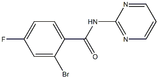 2-bromo-4-fluoro-N-pyrimidin-2-ylbenzamide