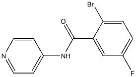 2-bromo-5-fluoro-N-pyridin-4-ylbenzamide