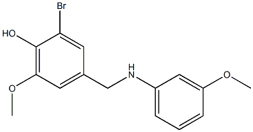 2-bromo-6-methoxy-4-{[(3-methoxyphenyl)amino]methyl}phenol