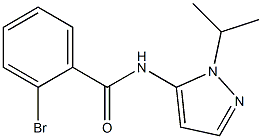 2-bromo-N-(1-isopropyl-1H-pyrazol-5-yl)benzamide,,结构式