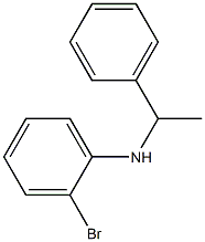 2-bromo-N-(1-phenylethyl)aniline 化学構造式