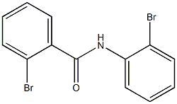 2-bromo-N-(2-bromophenyl)benzamide Struktur