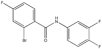 2-bromo-N-(3,4-difluorophenyl)-4-fluorobenzamide Structure