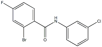 2-bromo-N-(3-chlorophenyl)-4-fluorobenzamide