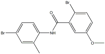 2-bromo-N-(4-bromo-2-methylphenyl)-5-methoxybenzamide