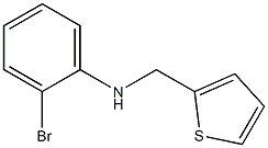 2-bromo-N-(thiophen-2-ylmethyl)aniline,,结构式