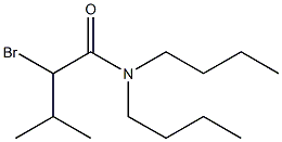 2-bromo-N,N-dibutyl-3-methylbutanamide Structure