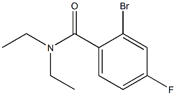 2-bromo-N,N-diethyl-4-fluorobenzamide Structure