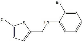 2-bromo-N-[(5-chlorothiophen-2-yl)methyl]aniline