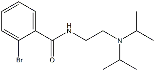 2-bromo-N-[2-(diisopropylamino)ethyl]benzamide Struktur
