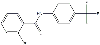 2-bromo-N-[4-(trifluoromethyl)phenyl]benzamide 结构式