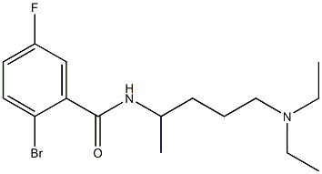 2-bromo-N-[5-(diethylamino)pentan-2-yl]-5-fluorobenzamide