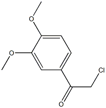 2-chloro-1-(3,4-dimethoxyphenyl)ethanone Structure