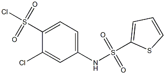  2-chloro-4-[(thien-2-ylsulfonyl)amino]benzenesulfonyl chloride