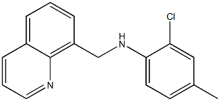 2-chloro-4-methyl-N-(quinolin-8-ylmethyl)aniline|