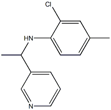  2-chloro-4-methyl-N-[1-(pyridin-3-yl)ethyl]aniline