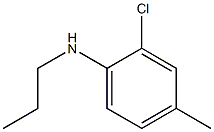 2-chloro-4-methyl-N-propylaniline Structure