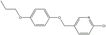 2-chloro-5-(4-propoxyphenoxymethyl)pyridine