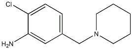  2-chloro-5-(piperidin-1-ylmethyl)aniline