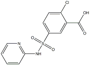 2-chloro-5-(pyridin-2-ylsulfamoyl)benzoic acid