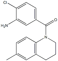 2-chloro-5-[(6-methyl-1,2,3,4-tetrahydroquinolin-1-yl)carbonyl]aniline