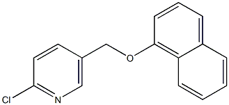 2-chloro-5-[(naphthalen-1-yloxy)methyl]pyridine