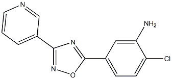 2-chloro-5-[3-(pyridin-3-yl)-1,2,4-oxadiazol-5-yl]aniline|