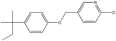 2-chloro-5-[4-(2-methylbutan-2-yl)phenoxymethyl]pyridine