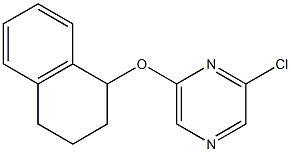 2-chloro-6-(1,2,3,4-tetrahydronaphthalen-1-yloxy)pyrazine