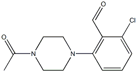 2-chloro-6-(4-acetylpiperazin-1-yl)benzaldehyde|