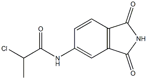 2-chloro-N-(1,3-dioxo-2,3-dihydro-1H-isoindol-5-yl)propanamide Structure