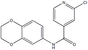 2-chloro-N-(2,3-dihydro-1,4-benzodioxin-6-yl)pyridine-4-carboxamide|