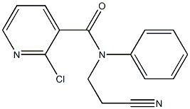 2-chloro-N-(2-cyanoethyl)-N-phenylpyridine-3-carboxamide|