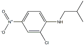 2-chloro-N-(2-methylpropyl)-4-nitroaniline,,结构式
