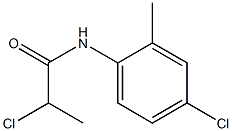 2-chloro-N-(4-chloro-2-methylphenyl)propanamide Structure