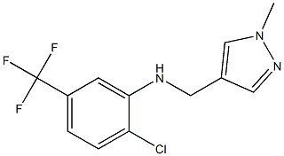 2-chloro-N-[(1-methyl-1H-pyrazol-4-yl)methyl]-5-(trifluoromethyl)aniline