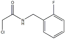 2-chloro-N-[(2-fluorophenyl)methyl]acetamide|