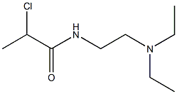 2-chloro-N-[2-(diethylamino)ethyl]propanamide Structure